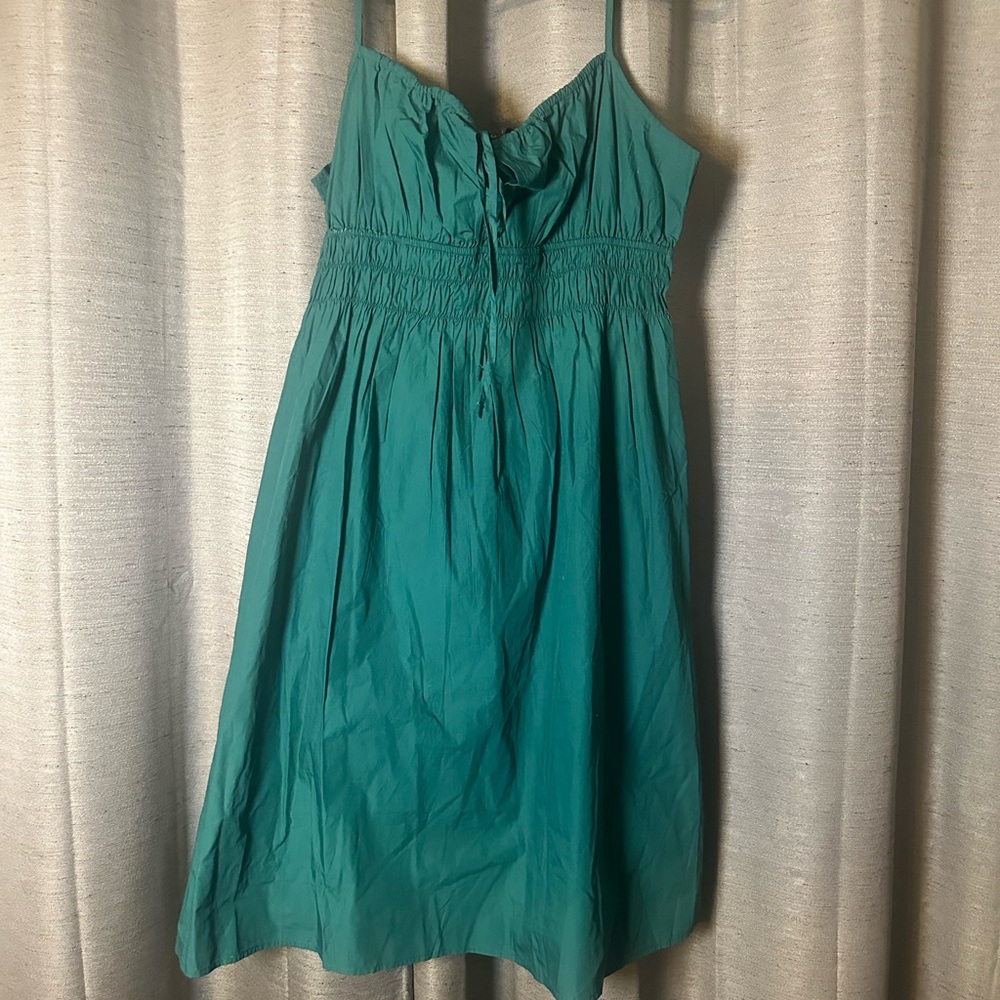 Quince 100% Organic cotton keyhole midi dress - XL